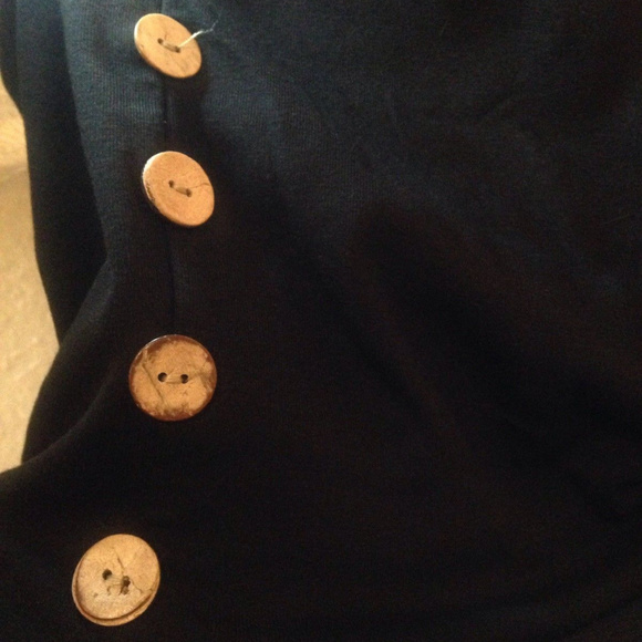 Leo Rosi Cassie Cowl Neck Long Sleeve Top Pockets - Picture 2 of 8